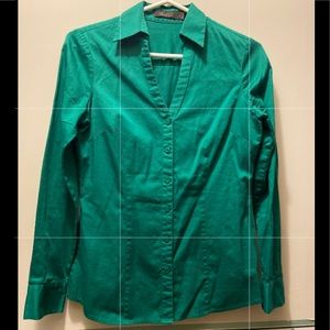 The Limited dress shirt green size S ❤️